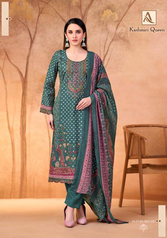 Alok suits kashmiri queen Dress material wholesalers in Kolkata